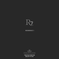Residence 7 Windows and Doors brochure Cover Residence 7 Windows and Doors brochure Cover